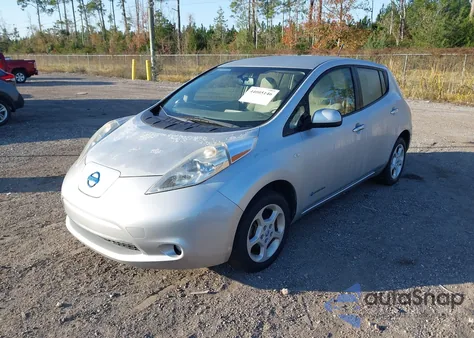 2012 Nissan Leaf Sl из США, поврежденный, VIN JN1AZ0CP7CT015457